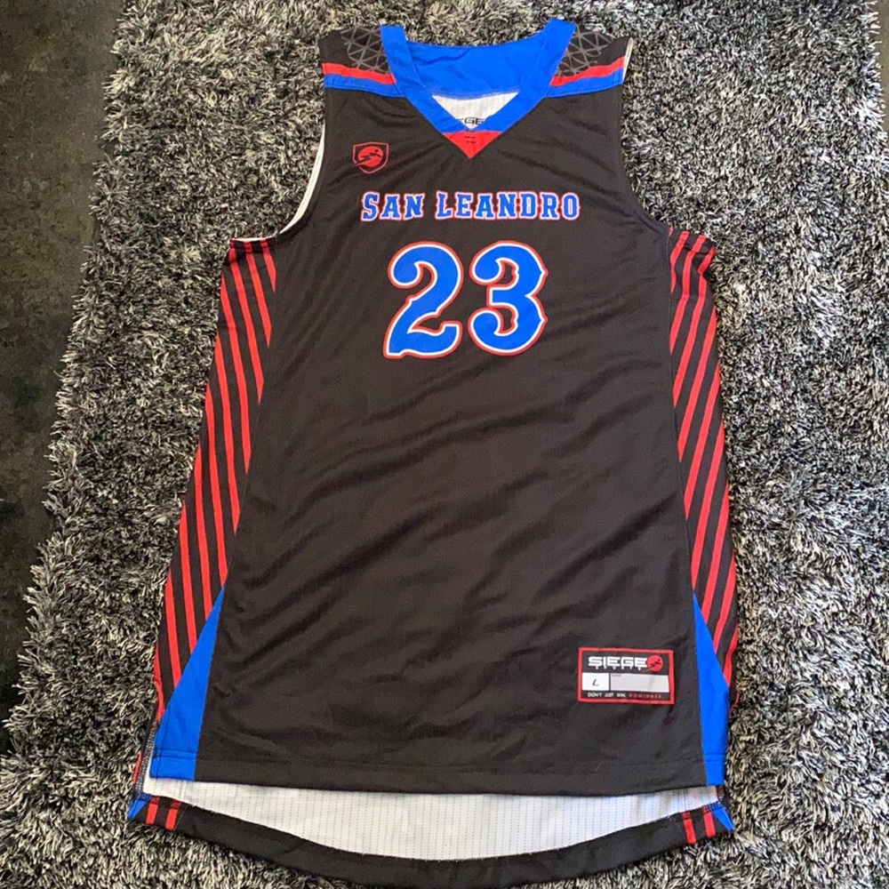 Men’s San Leandro Pirates basketball jersey